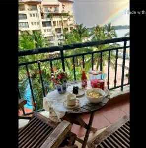 Apartemen Marbella anyer tower sadewa lt 5 view kolam renang & laut - 西冷