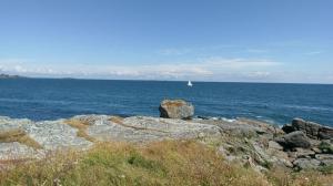 À moins de 100 mètres de la mer a la pointe de Trevignon