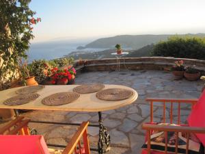 Villa Rallou,breathtaking view Andros Greece