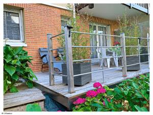 Cabourg, Appartement plain pied avec terrasse accès direct à la plage