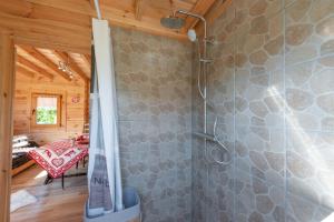 Maisons de vacances Chalet & SPA sur la Cote Fleurie : photos des chambres