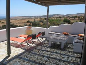 Terrace sea view mit Pool Paros Greece