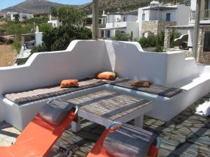 Terrace sea view mit Pool Paros Greece