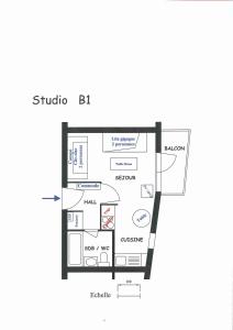 Appartements 2 Alpes-locations Studio 3 personnes : photos des chambres