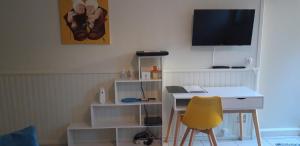 studio avec terrasse et jardinet en centre ville