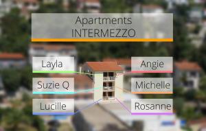 Apartment Layla - Intermezzo with sea view in center of Rabac 