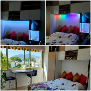 Garden and beach sea view apartment Cannes