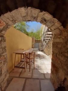 Ermoupolis 1834 Traditional Stone Yard house Syros Greece