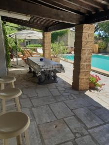 Villas Mas provencal a proximite du Pont Du Gard : photos des chambres