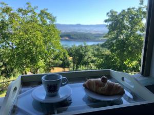 King Room with Lake View room in Podere Il Sasso