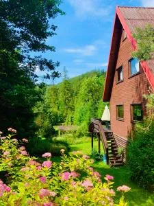 Dom CROCUS z ogrodem w Parku Krajobrazowym - Бренна