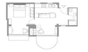 One-Bedroom with Balcony (3 Adults) 