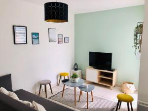 Appartements La Cancalaise - Bel appartement T4 tout confort - proche de la plage - Cancale : photos des chambres