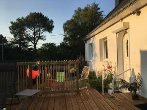 B&B / Chambres d'hotes COTTAGE des RIAS 2 chambres d'hotes ou 1 suite a 172 m de la mer sans TV : photos des chambres