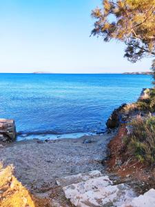 Sandy beach house Antiparos Greece