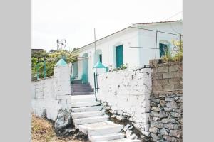 Iliana's courtyard Ikaria Greece