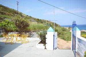 Iliana's courtyard Ikaria Greece