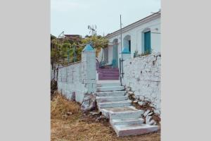 Iliana's courtyard Ikaria Greece