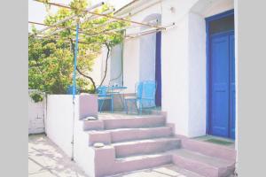 Iliana's courtyard Ikaria Greece