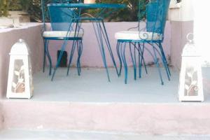 Iliana's courtyard Ikaria Greece