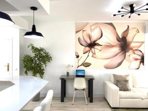 Two-Bedroom Deluxe Apartment with Balcony room in Palacio Apartments Madrid ViP