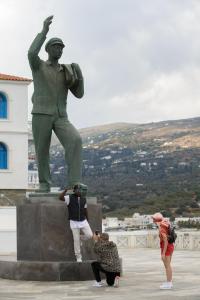 House by the sea Andros Greece