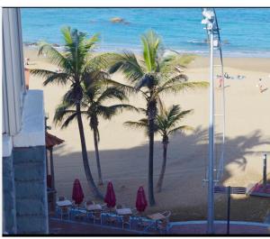 Cosy loft in front of blue ocean