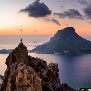 Myrties romantic Honeymoon with amazing seaview at Melina's sunset Kalymnos Greece