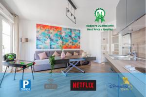 Appartements Little Big Vacations - 10min Disneyland : photos des chambres