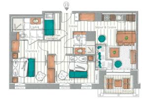 Appartements Kinabalu by Alpine Residences : Appartement avec Balcon