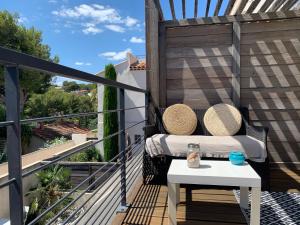 Appartements Cassis, le Grand Bleu, triplex vue mer, port plage 10mn a pieds : photos des chambres