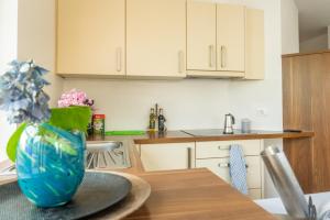 Ferienwohnung mit Garage, Fahrradraum und sehr großer sonnenverwöhnten Terrasse