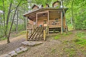 Hot Tub and Furnished Porch Balsam Grove Cabin - Rosman
