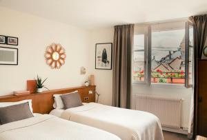 Hotels Hotel Le Temeraire : Chambre Lits Jumeaux - Vue sur Ville