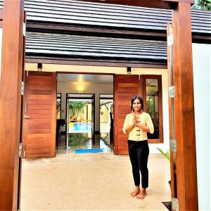 Orange palm pool villa