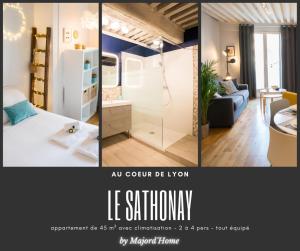 Appartements Le Sathonay - Loft Terrasse - Lyon Centre - Majord'Home : Appartement avec Terrasse