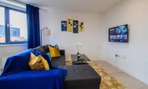 Virexxa Bedford Centre - Alpha Suite - 2Bed Flat with Free Parking & Gym - 乌波斯顿