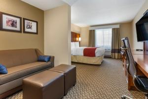 Queen Suite with Sofa - Accessible/Non-Smoking room in Comfort Suites Phoenix Airport