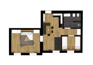 Appartamento con 2 Camere da Letto e Balcone