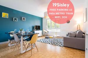 Appartements 19Sisley - Calme & Cosy - 3CH 8P Metro Parking x2 : photos des chambres