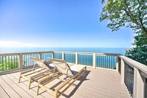 Modern Lake Michigan Home with 3 Lakefront Decks! - West Olive