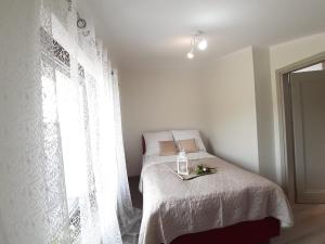 Dom z basenem i widokiem na łąkę