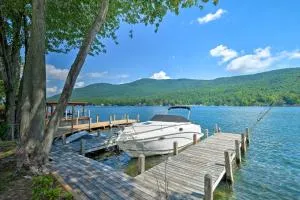 Waterfront Home on Lake George with Boat Dock! - Comstock