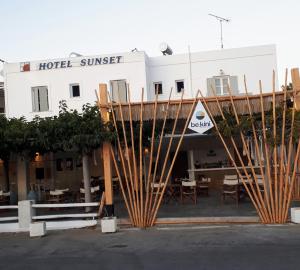 Sunset hotel Syros Greece