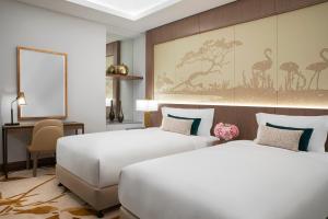 Twin Bed Room - City View room in Al Jaddaf Rotana Dubai