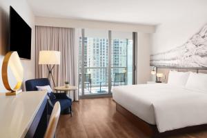 King Room with Balcony room in Hyatt Centric Las Olas Fort Lauderdale