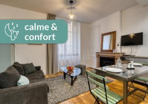Appartements Cosy Appartement Lyon Valmy - parking : photos des chambres