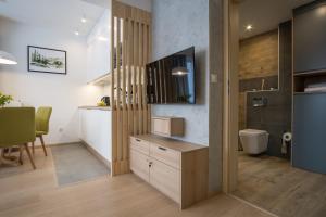 Apartament Modern Green w centrum z widokiem na Giewont