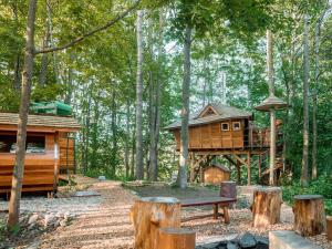 Treehous Sněžník s wellness