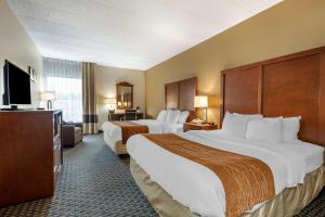 Queen Room with Two Queen Beds - Non-Smoking room in Comfort Inn West Hazleton